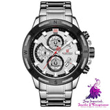 Large Dial Waterproof Luminous Men’s Watch