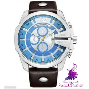 Fashionable Three-eye Men’s Watch