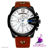 Fashionable Three-eye Men’s Watch