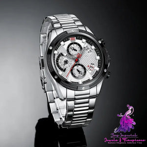 Sports Multifunctional Large Dial Watch