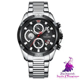 Multifunctional Trendy Quartz Watch with Large Dial