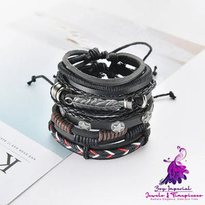 Stylish Multilayer Leather Bracelet