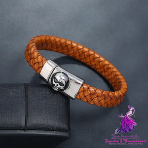 Vintage Leather Weave Bracelet