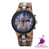 Leisure Business Wood Watch