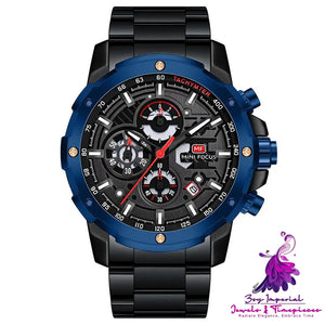 Multi Functional Leisure Men’s Watch with Waterproof