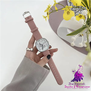 Leisure Milk Sugar Square Women’s Watch