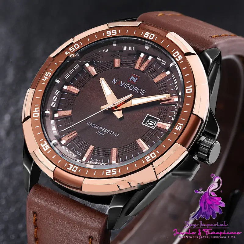 Sports Leisure Waterproof Men’s Quartz Watch