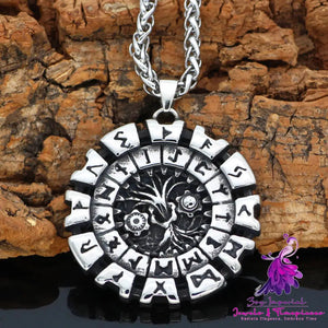 Rune Life Tree Titanium Steel Necklace