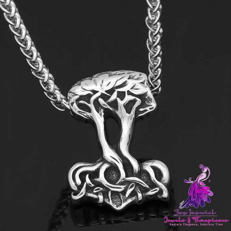 Life Tree Stainless Steel Pendant