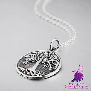 Life Tree Sterling Silver Necklace