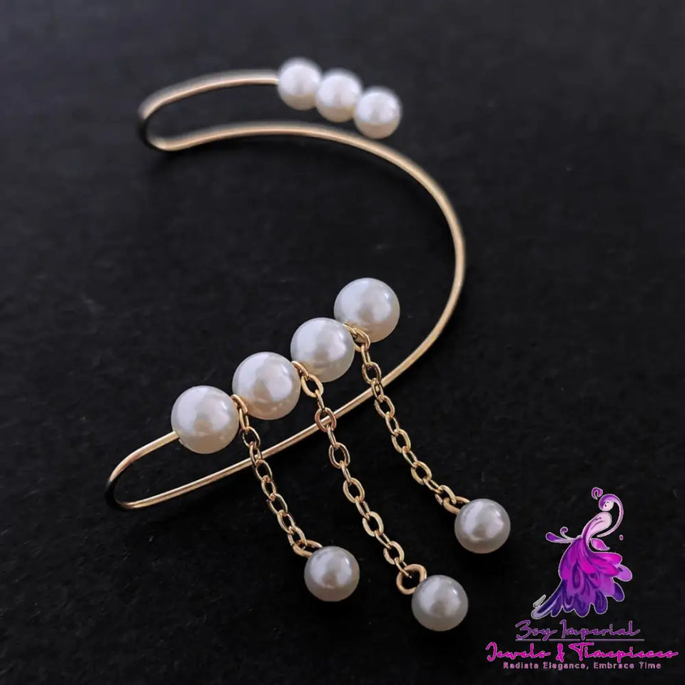 Natural Freshwater Pearl Light Luxury Earrings