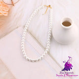 Light Luxury Pearl Necklace Niche Design Vintage Necklace