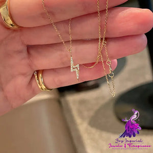 Lightning Full Diamond Necklace