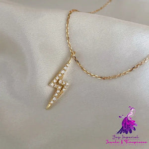 Lightning Full Diamond Necklace