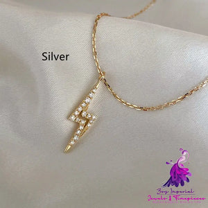 Lightning Full Diamond Necklace