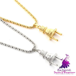 Creative Alloy Lightning Pendant