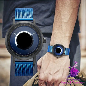 Stylish Pointerless Liquid Watch