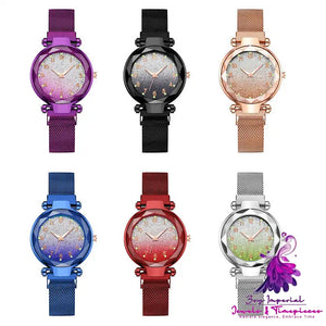 Shiny Literal Iron Band Women’s Watch