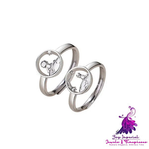 Little Prince And The Fox Couple Ring