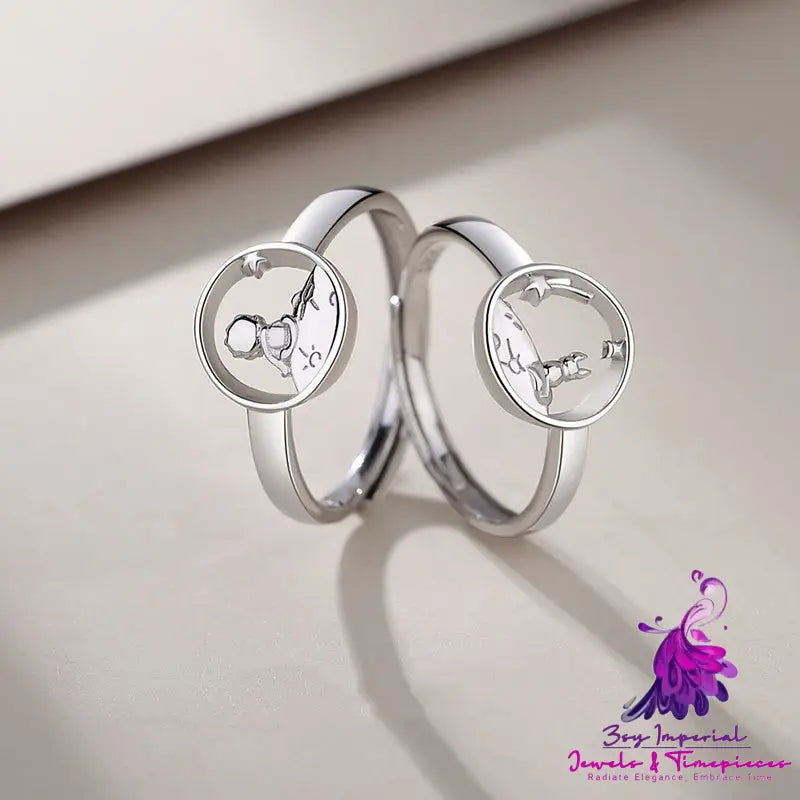 Little Prince And The Fox Couple Ring