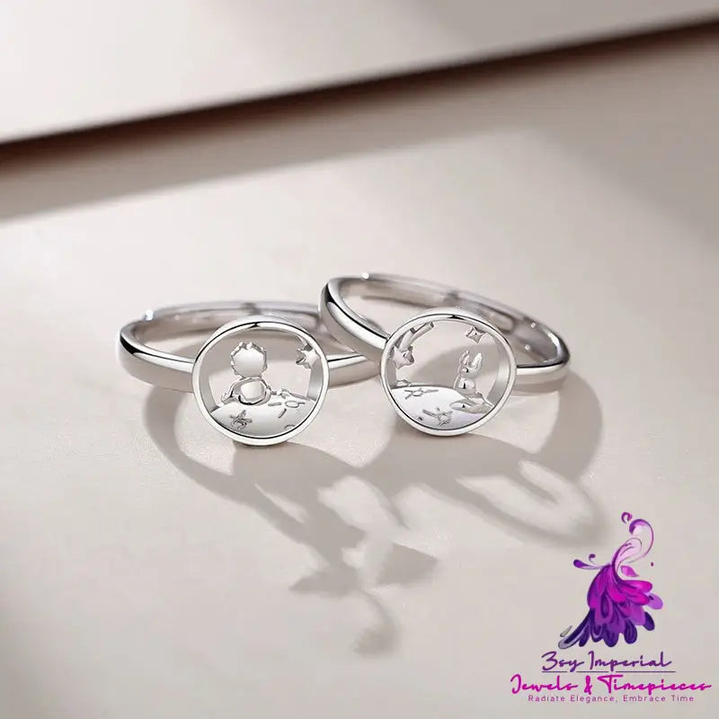 Little Prince And The Fox Couple Ring