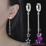 S925 Silver Tassel Earrings Women’s Long Style