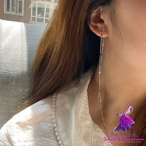 Han Temperament Long Tassel Earrings