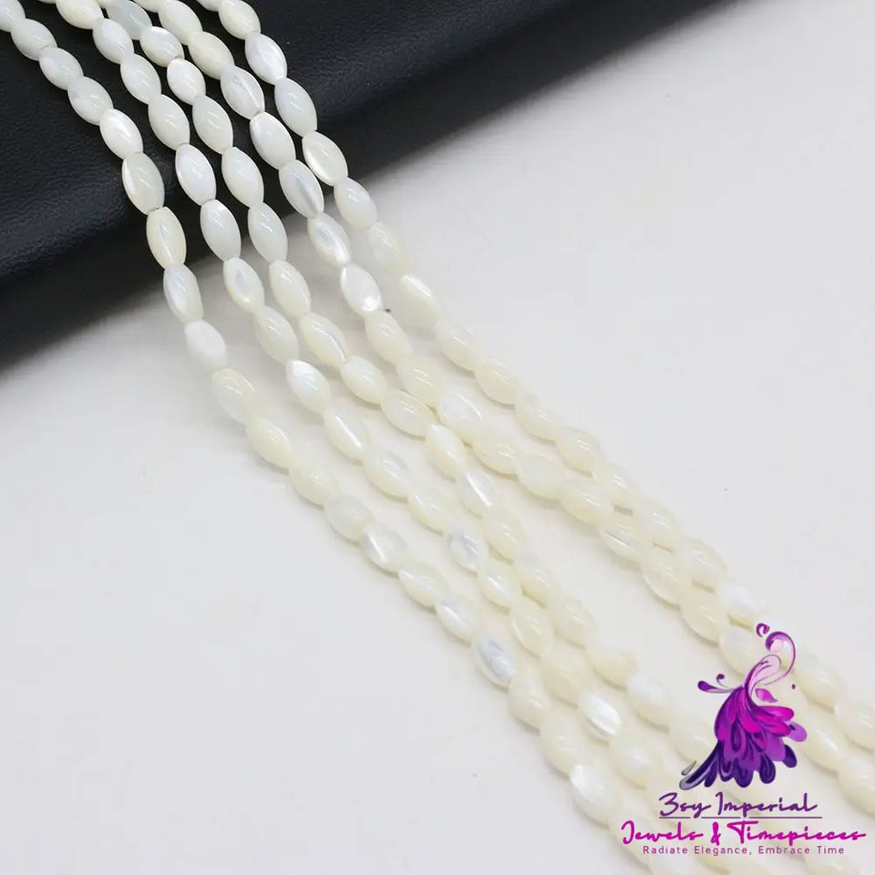 Fashion White Horseshoe Loose Beads