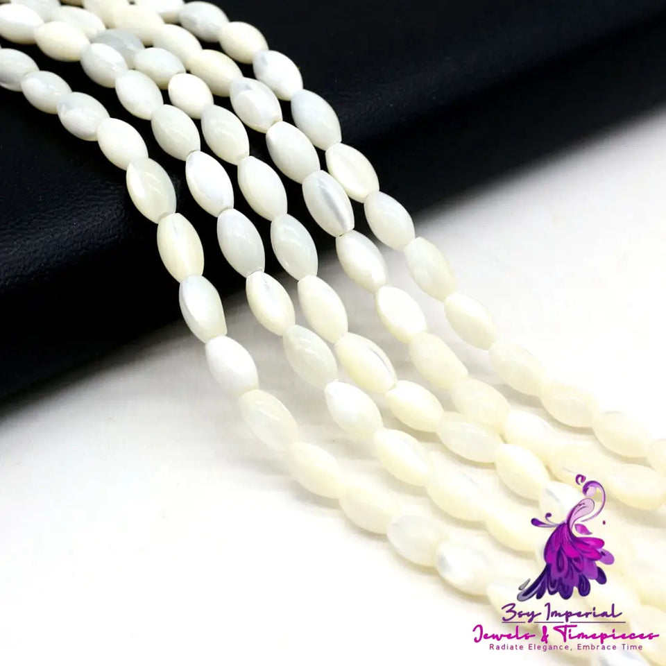 Fashion White Horseshoe Loose Beads