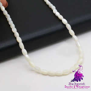 Fashion White Horseshoe Loose Beads