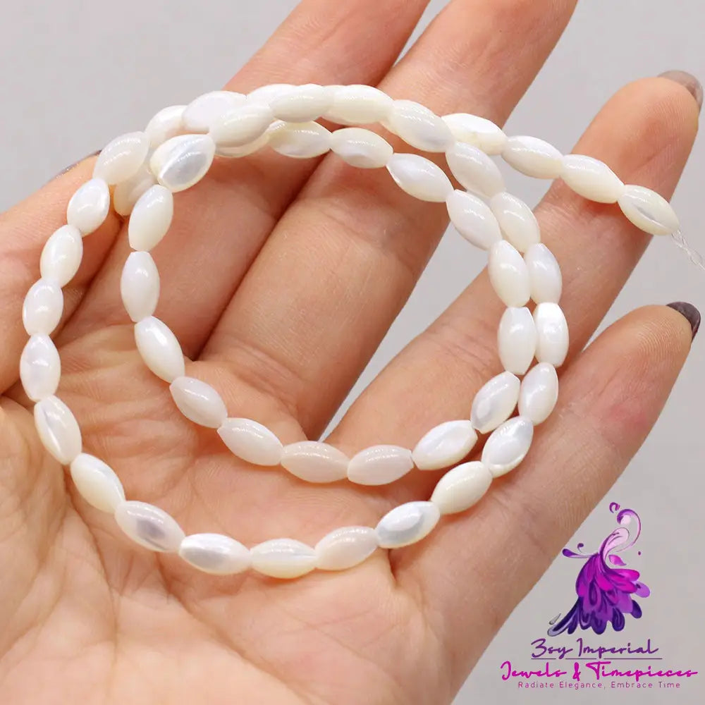 Fashion White Horseshoe Loose Beads