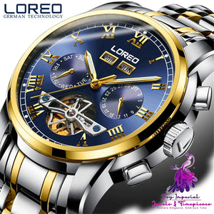 Stylish LOREO Men’s Mechanical Watch