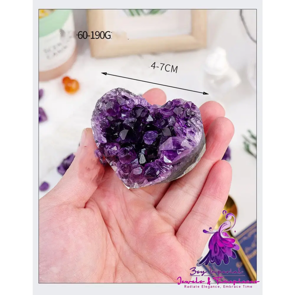 Purple Water Crystal Decoration