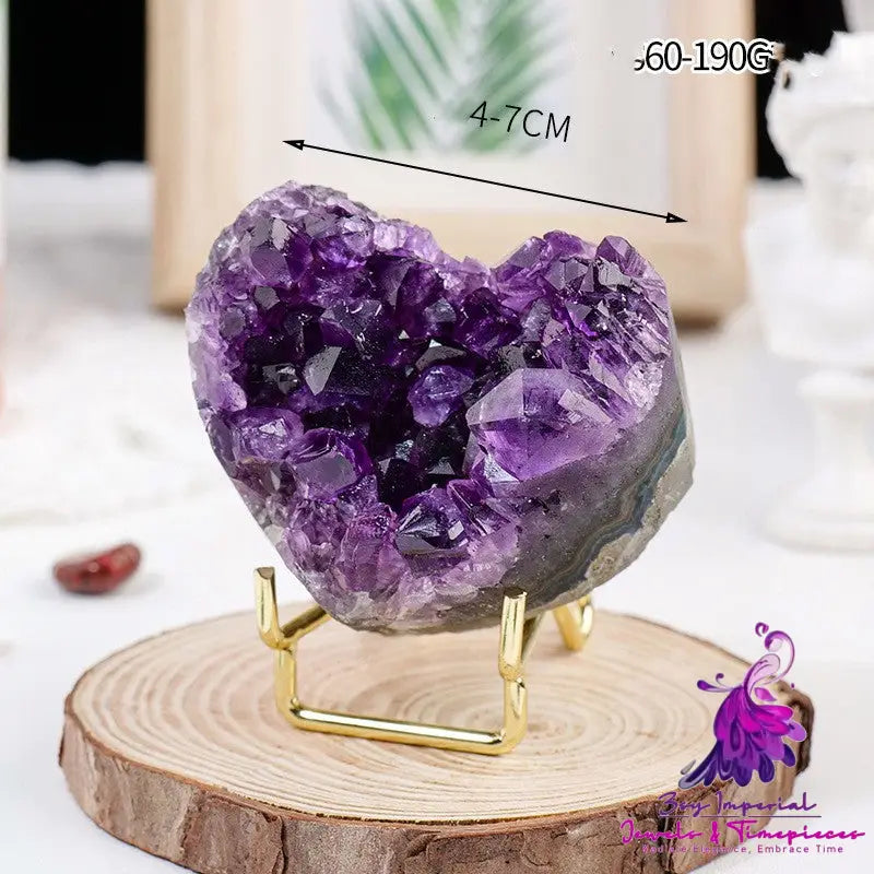 Purple Water Crystal Decoration