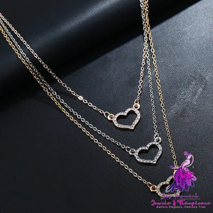 Love Diamond Pendant Necklace