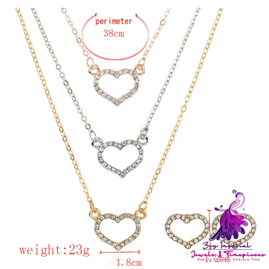 Love Diamond Pendant Necklace