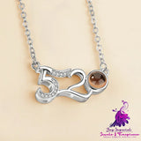 Love Memory Projection Necklace