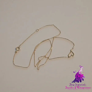 Sterling Silver Plated Love Necklace