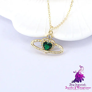 Zircon Love Necklace for Women