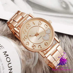 Women’s Love Steel Band Quartz Watch