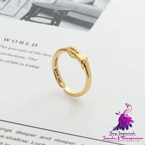 Love Hug Hands Ring