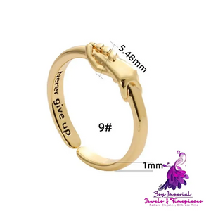 Love Hug Hands Ring