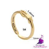 Love Hug Hands Ring