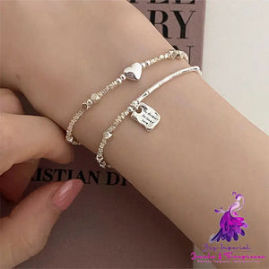 Women’s S925 Sterling Silver Love Square Brand Bracelet