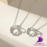 Fashion Thorn Rose Lovers Necklace