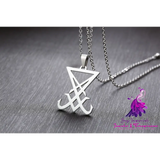 Titanium Lucifer Seal Necklace