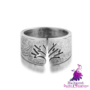 Titanium Steel Lucky Tree Ring