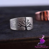 Titanium Steel Lucky Tree Ring