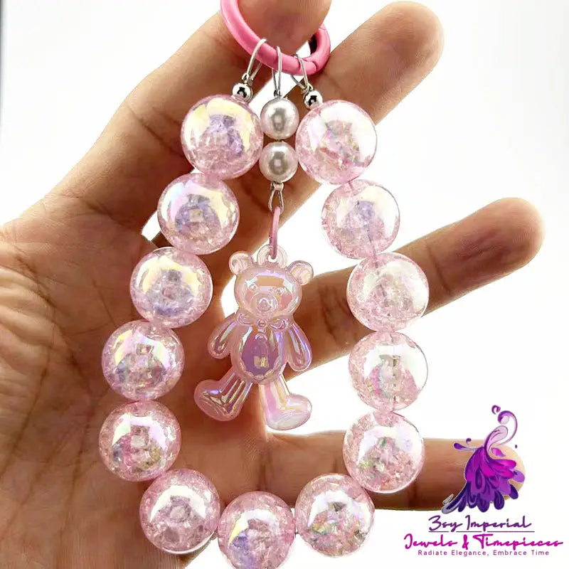 Luminous Bear Phone Charm