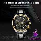 Luminous Calendar Men’s Waterproof Watch